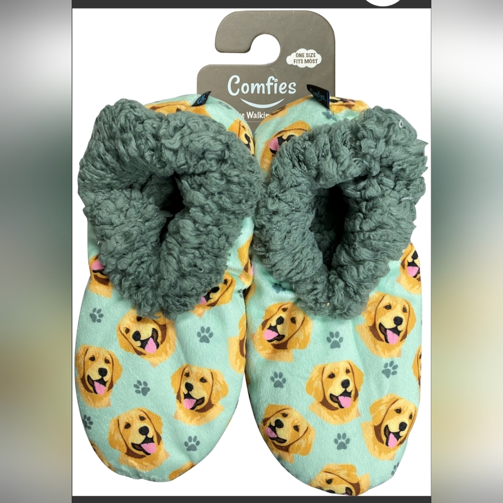 Golden retriever slippers